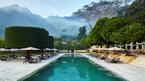 Pool at Amanjiwo, Luxury Holidays Indonesia