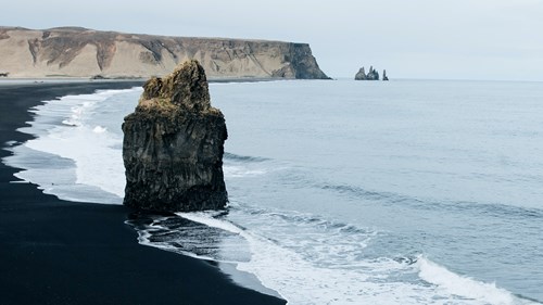 Volcanic beach in Iceland